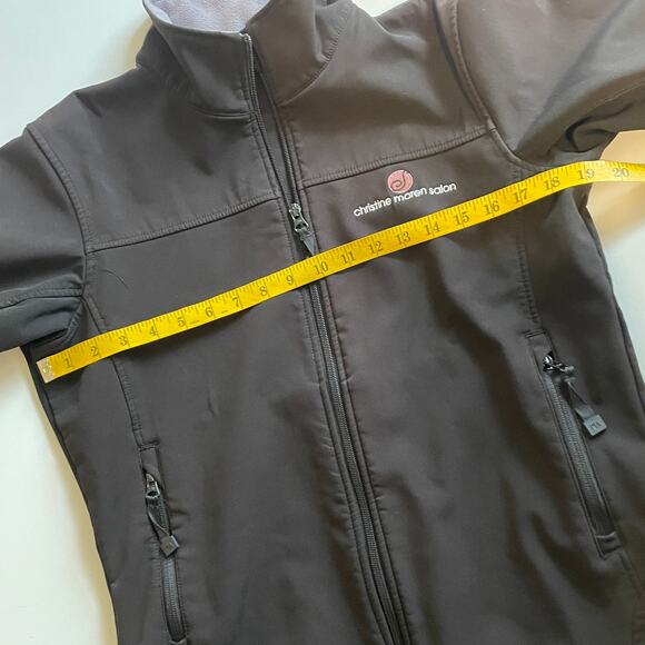 Port Authority Full Zip Jacket Womens Medium Black Plush Lined Mock Neck - Picture 7 of 8